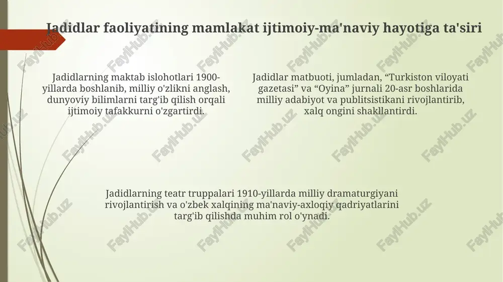 jadid ma'rifatparvarlariningoʻlkaijtimoiy-ma'naviyhayotidatutgano'ni - Page 4