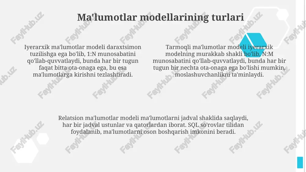ma'lumotlar modellashtirish - Page 4