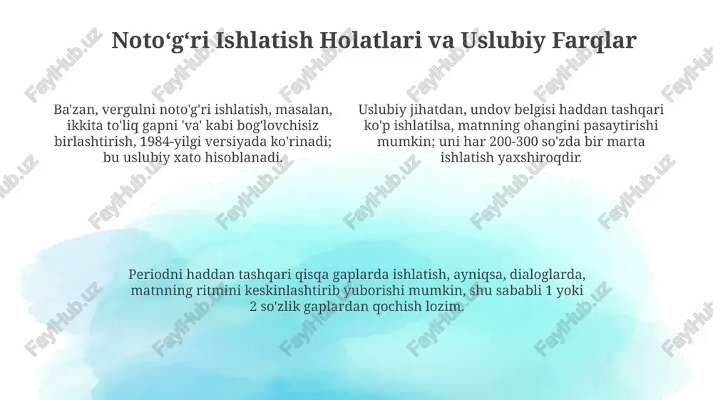 nuqta, vergul, undov belgisi - Page 4