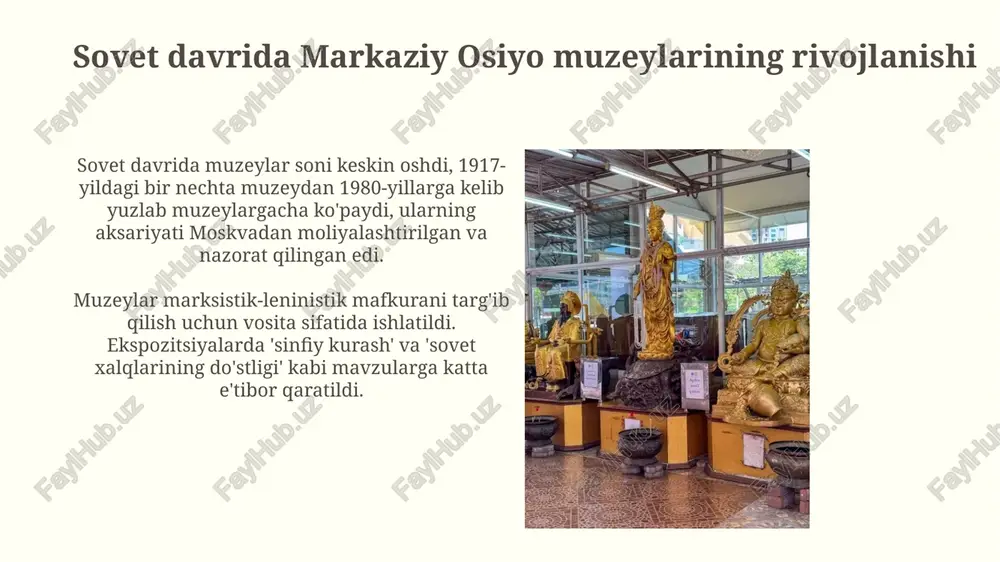 o'rta osiyoda muzeylarning shakllanish tarixi - Page 4