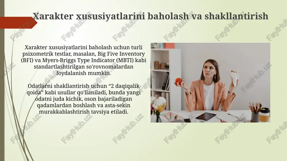 xarakter xususiyatlari va odatlarning ta'riflari - Page 4