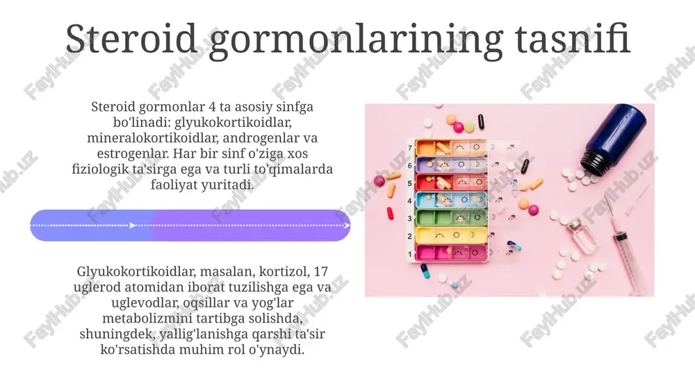 steroid tuzilishga ega gormonal preparatlar - Page 4