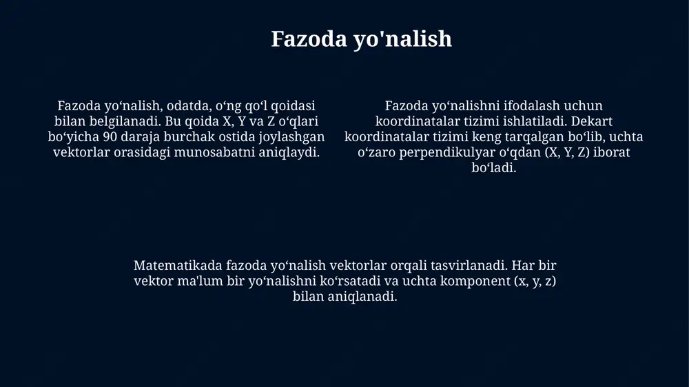 tekislikda va fazoda orientatsiya - Page 4