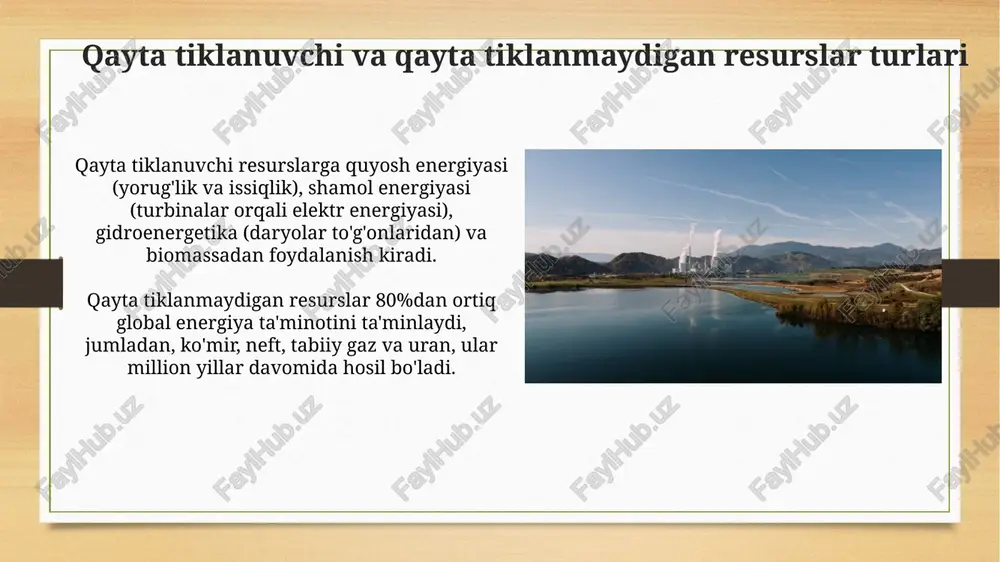 tugaydigan va tugamaydigan tabiiy boyliklar - Page 4