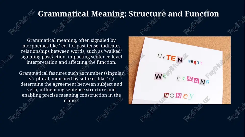 types of word meaning: lexical and grammatical meaning - Page 4