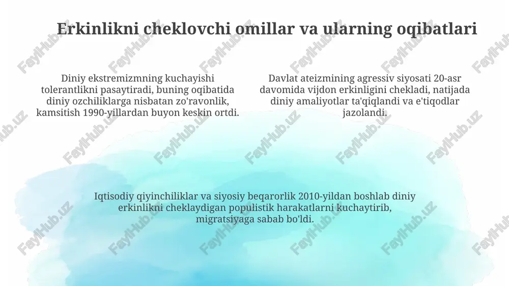 vijdon va e'tiqod erkinligi - Page 4