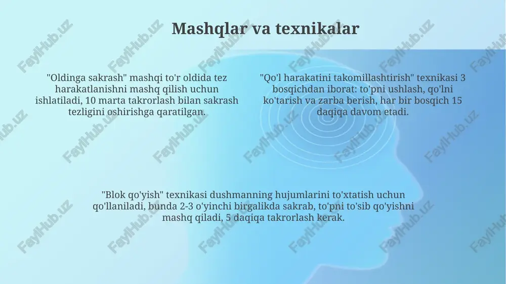 voleybol darsi uchun dars bayonnomasini tuzish - Page 4