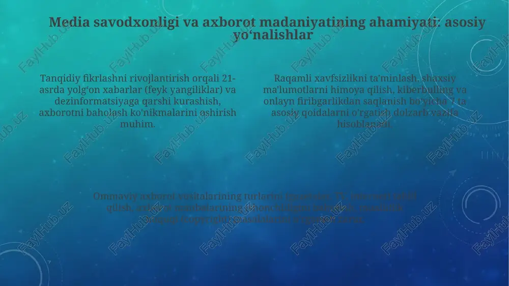 media savodxonlik va axborot madaniyati - Page 4