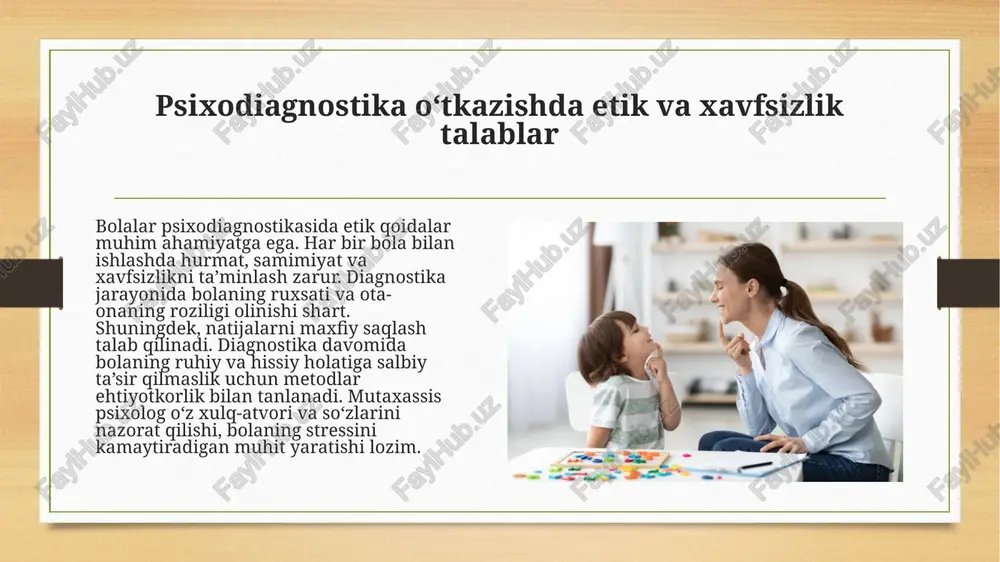 psixodiagnostika o‘tkazishga qo‘yilgan talablar - Page 4