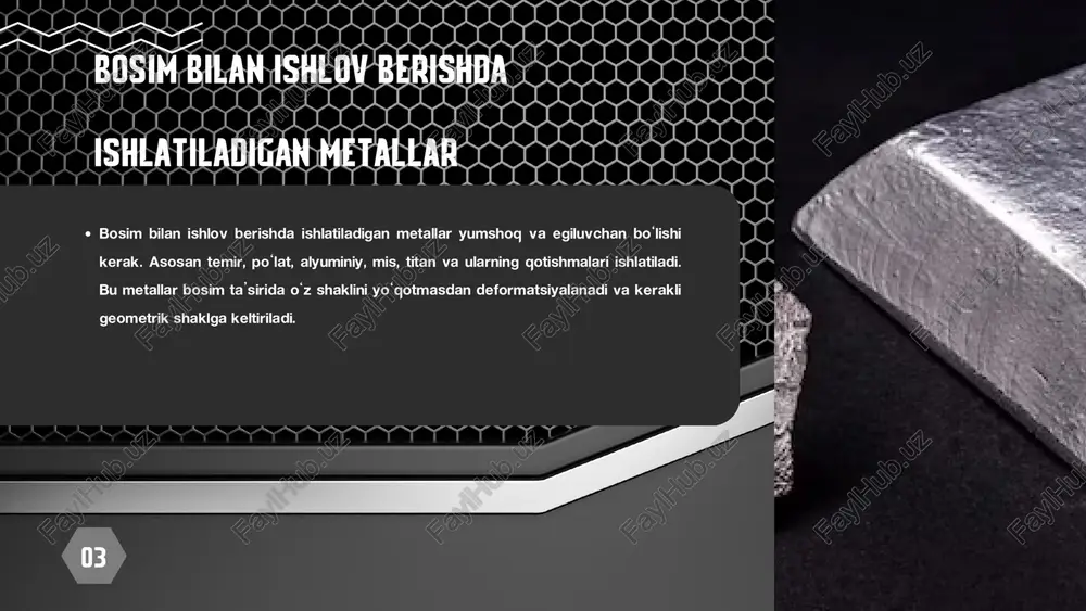 metallar haqida prezentatsiya - Page 4