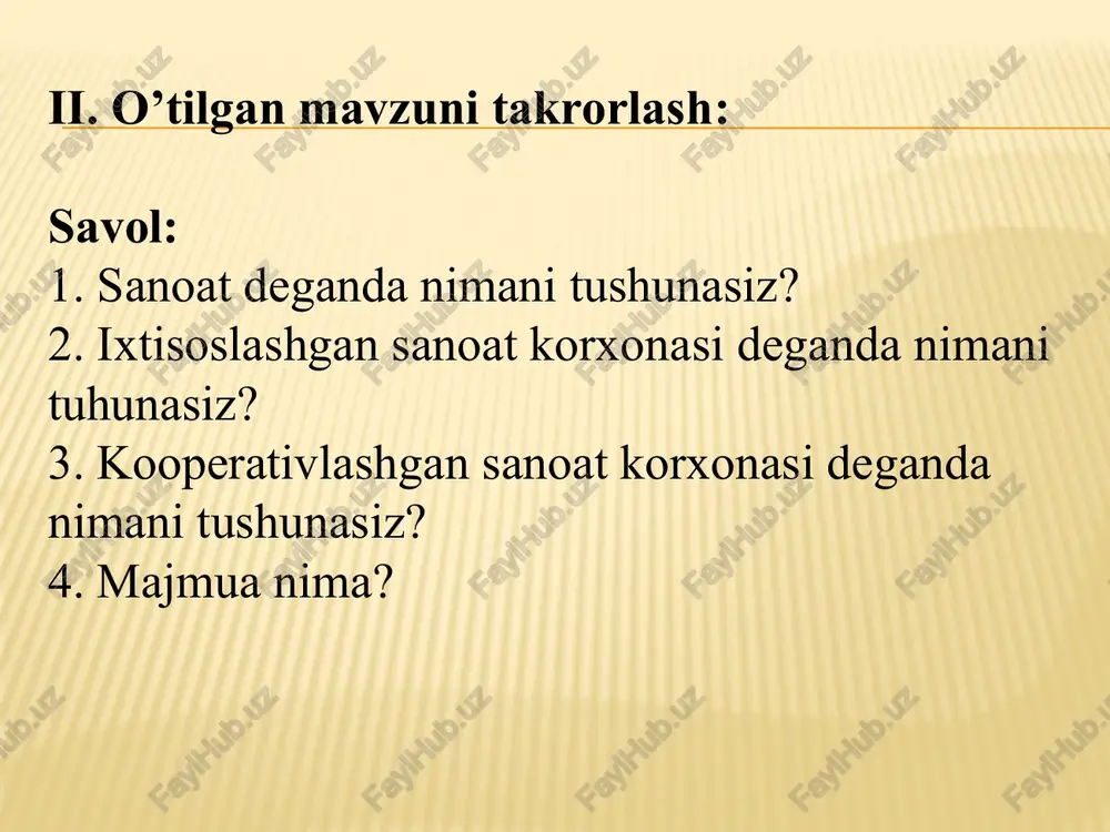 tni qazib chiqarish xarajatidan o`rta hisobda 4 barobar kam. milliy iqtisodiyotda neftdan keng foydalanish juda ko`p mablag`ni tejashga imkon beradi. mahsulot birligini olish (aytaylik, 1 t neft qazib chiqarish) uchun ketadigin pulda ifodalangan hamma xarajat mahsulot tannarxi deyiladi. neftning tannarxi u qanday chuqurlikdan olinayotganligidan ko`ra konning neftga qanchalik boyligiga bog`liq. neft qazib olishning eng arzon usuli fontan usuli bo`lib, bundan neft quduqlardan kondagi bosim tufayli otilib chiqadi. bosim kamaygan holda uni turli usullar bilan ko`tarib turiladi. neftni nasoslar yordamida chiqarib olish ham keng tarqalgan. gaz singari neftni quvurlar orqali yuborish uni tashishning eng arzon va xavsiz usulidir (temir yo`lda tashishga nisbatan 4 barobar arzonga tushadi). quvur transporti neftni ite`molchilarga bir maromda yetkazib berishni ta`minlaydi. turli transport vositalariga ortish-tushurishdagi muqarrar isrofgarchilikka barham beriladi. ilgrigi vaqtda neft qayerda qazib chiqarilsa, o`sha yerida qayta ishlanar edi. hozirda neftni qayta ishlash sanoati mahsulotlari qayerda ko`p iste`mol qilinsa , neft o`sha yerga yetkazilib qayta ishlanadi. …