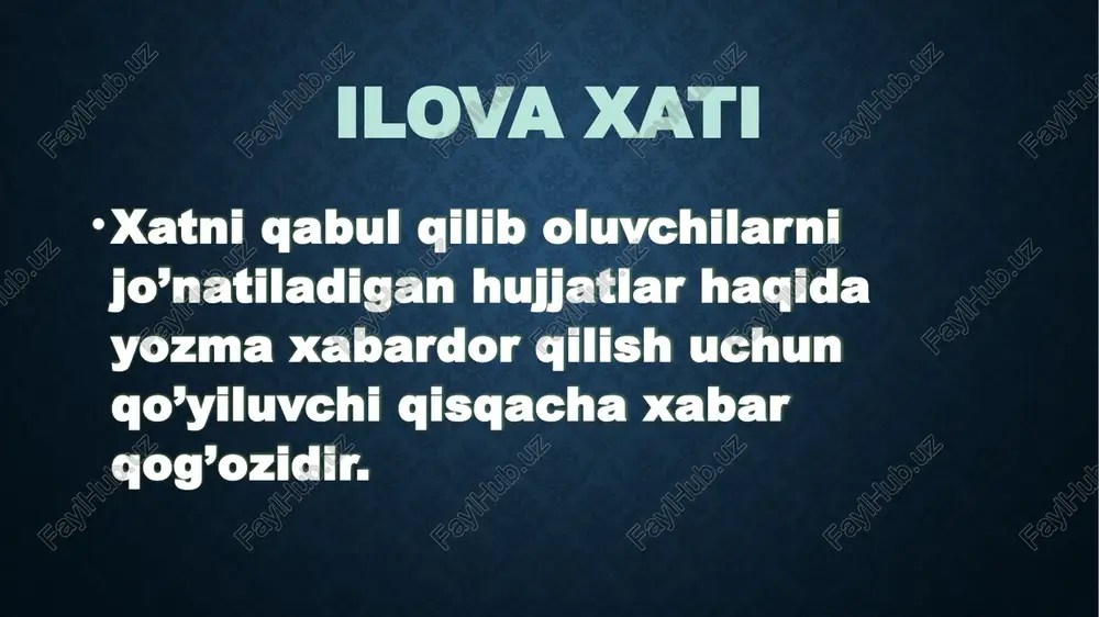 javob xatni talab qilmaydigan xatlar - Page 4
