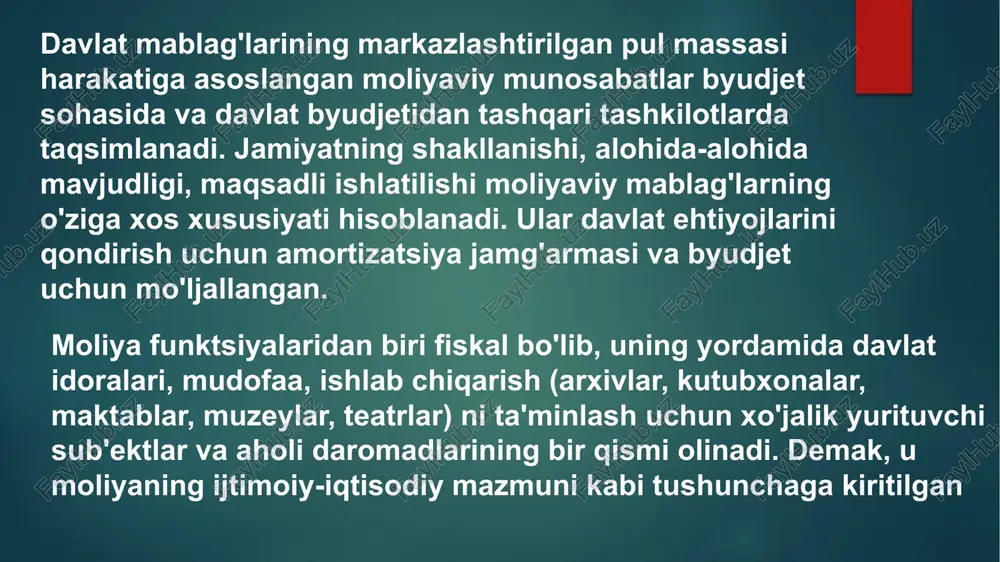 moliya tizimi va moliyaviy siyosat - Page 4