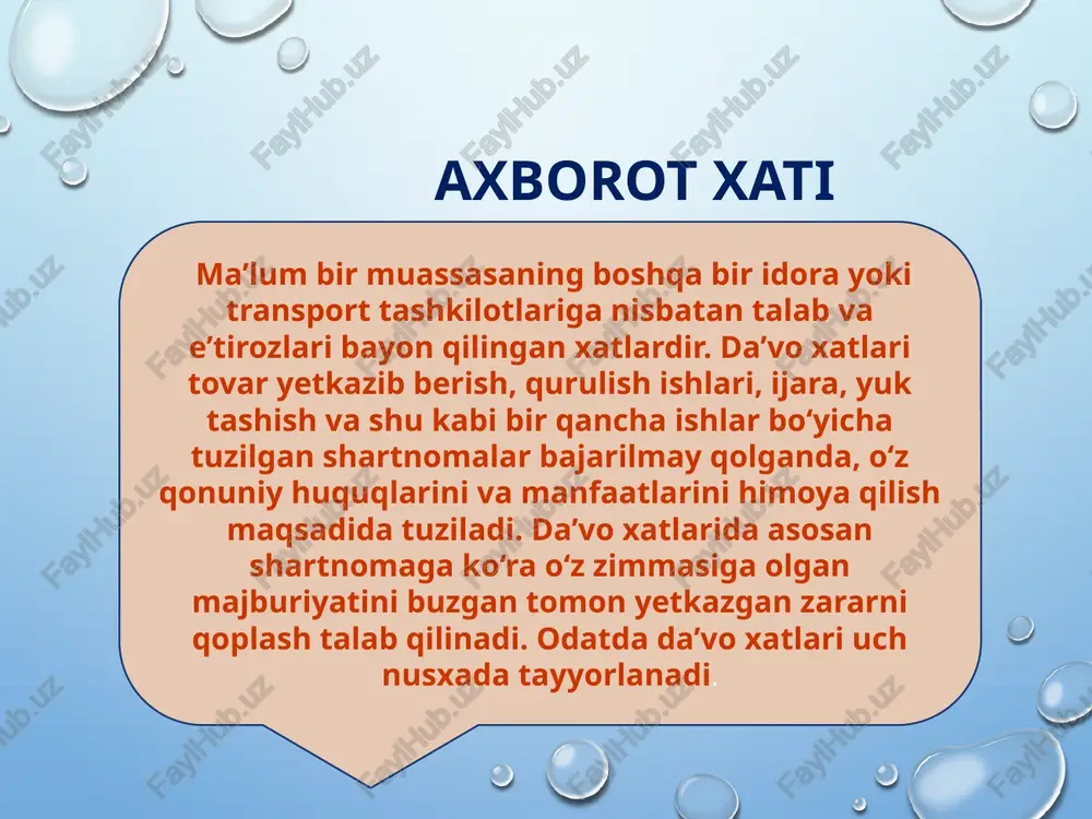 javob xati talab qilmaydigan xatlar - Page 4