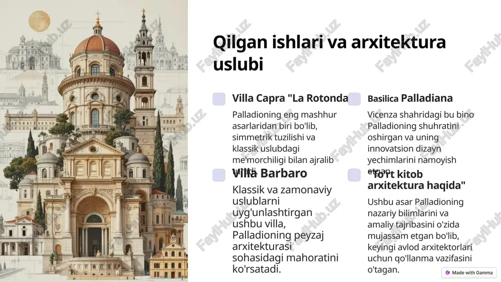 andrea palladio: renessans arxitekturasining dahosi - Page 4