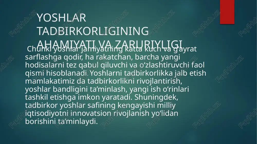 yoshlar tadbirkorligi - Page 4