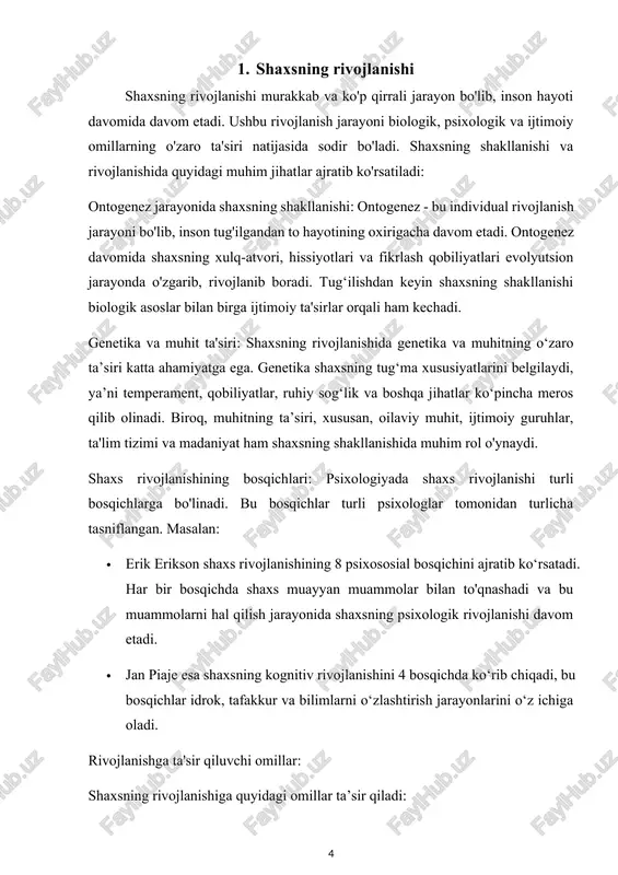 zimi va turli xil motivatsiyalar: insonda turli xil motivlar bir vaqtda mavjud bo‘lishi mumkin. motivlar shaxsning o‘z ehtiyojlarini qondirish usullari bilan bog‘liq va ular bir-biriga zid bo‘lishi mumkin. motivlar birlashgan holda motivatsion tizimni hosil qiladi. ushbu tizim ichki va tashqi motivlar asosida shakllanadi: · ichki motivatsiya — shaxsning o‘z qiziqishlari, ehtiyojlari va qoniqish hissi uchun qilingan harakatlar (masalan, bilim olish, ijod qilish). · tashqi motivatsiya — tashqi omillardan kelib chiqqan holda shaxsning faoliyatga kirishishi (masalan, mukofot olish, jazodan qochish). motivatsion konfliktlar va ularning hal qilinishi: ko‘pincha inson bir vaqtning o‘zida bir necha motivlar orasida tanlov qilishga majbur bo‘ladi, bu esa motivatsion konfliktlarni keltirib chiqaradi. masalan, inson mehnat qilish yoki dam olish o‘rtasida qaror qabul qilishi kerak bo‘lishi mumkin. bunday holatlarda shaxsning ongli qaror qabul qilish qobiliyati va iroda kuchi hal qiluvchi ahamiyat kasb etadi. motivatsion konfliktlar quyidagi turlarga bo‘linadi: · ijobiy motivlar o‘rtasidagi konflikt — inson ikkita yoqimli narsani tanlashga …