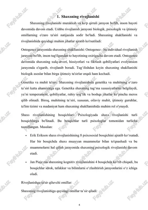 zimi va turli xil motivatsiyalar: insonda turli xil motivlar bir vaqtda mavjud bo‘lishi mumkin. motivlar shaxsning o‘z ehtiyojlarini qondirish usullari bilan bog‘liq va ular bir-biriga zid bo‘lishi mumkin. motivlar birlashgan holda motivatsion tizimni hosil qiladi. ushbu tizim ichki va tashqi motivlar asosida shakllanadi: · ichki motivatsiya — shaxsning o‘z qiziqishlari, ehtiyojlari va qoniqish hissi uchun qilingan harakatlar (masalan, bilim olish, ijod qilish). · tashqi motivatsiya — tashqi omillardan kelib chiqqan holda shaxsning faoliyatga kirishishi (masalan, mukofot olish, jazodan qochish). motivatsion konfliktlar va ularning hal qilinishi: ko‘pincha inson bir vaqtning o‘zida bir necha motivlar orasida tanlov qilishga majbur bo‘ladi, bu esa motivatsion konfliktlarni keltirib chiqaradi. masalan, inson mehnat qilish yoki dam olish o‘rtasida qaror qabul qilishi kerak bo‘lishi mumkin. bunday holatlarda shaxsning ongli qaror qabul qilish qobiliyati va iroda kuchi hal qiluvchi ahamiyat kasb etadi. motivatsion konfliktlar quyidagi turlarga bo‘linadi: · ijobiy motivlar o‘rtasidagi konflikt — inson ikkita yoqimli narsani tanlashga …