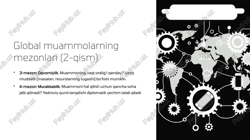 global muammolarining mezonlari va darajalari - Page 4