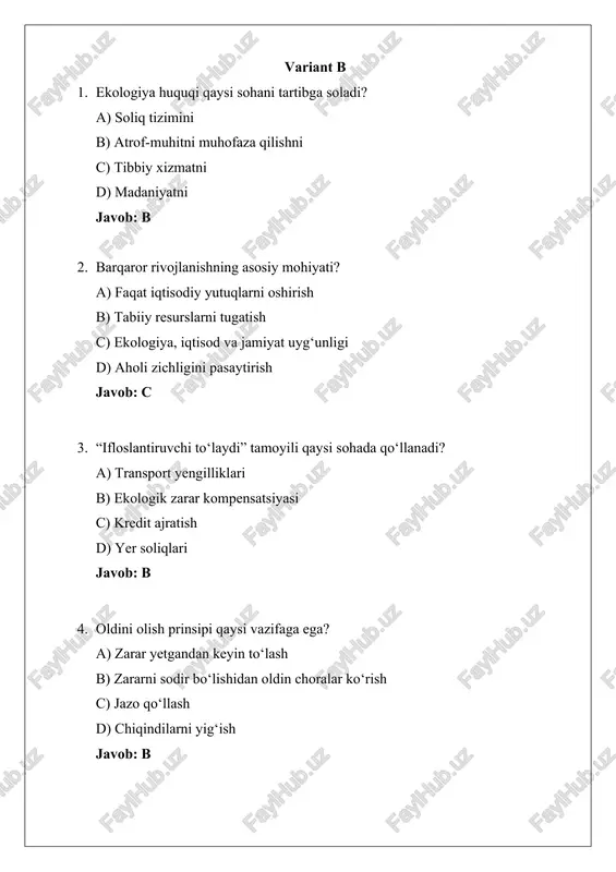 ekologiya xuquqining asosiy prinsiplari - Page 4