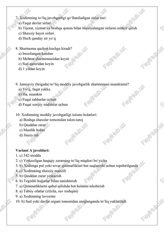 to'liq moddiy javobgarligi shartnomasi - Page 4