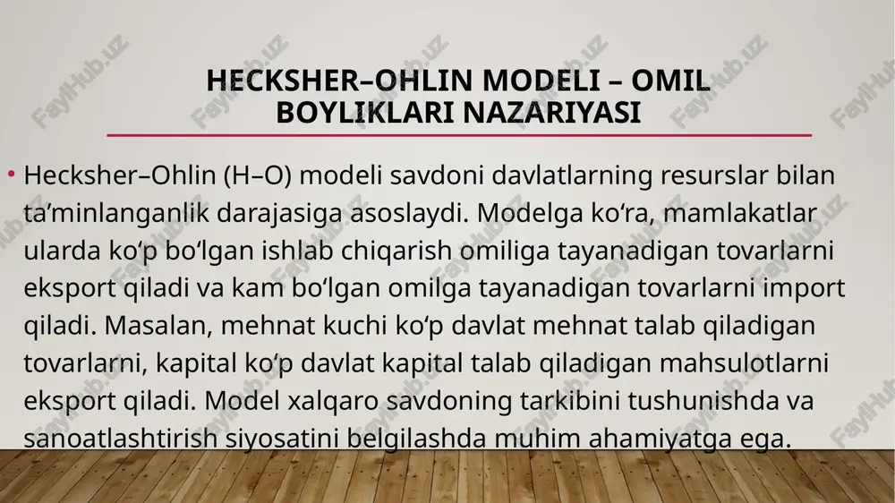 xalqaro savdoning standart modellari - Page 4