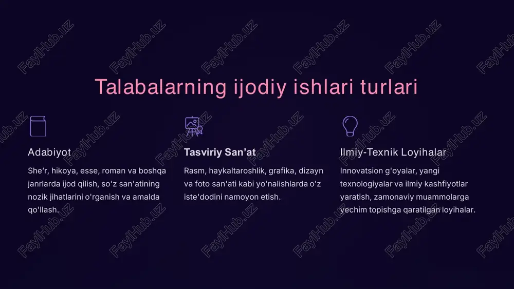 talabalarning ijodiy ishlari bilan tanishish - Page 4