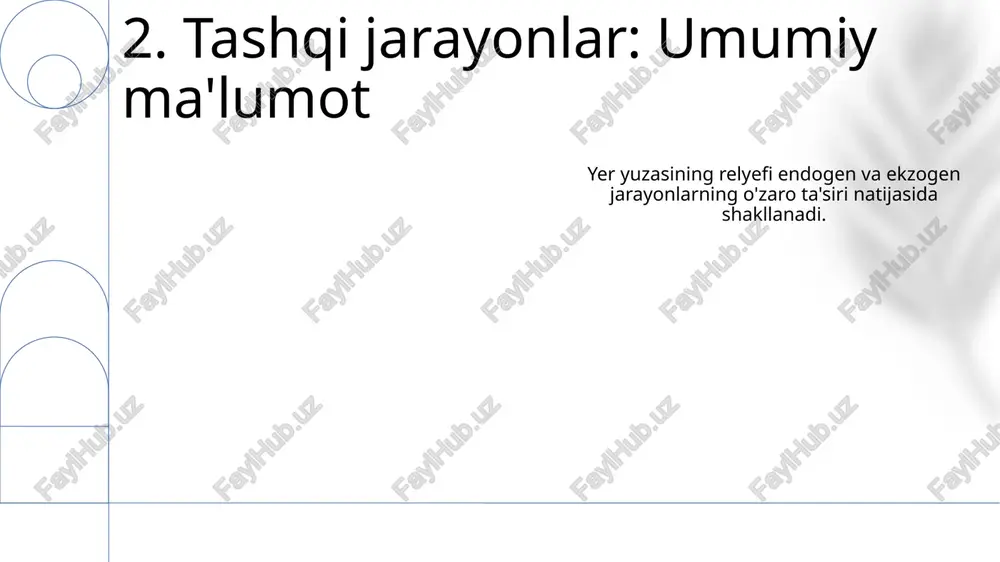 endogen va ekzogen jarayonlar - Page 4