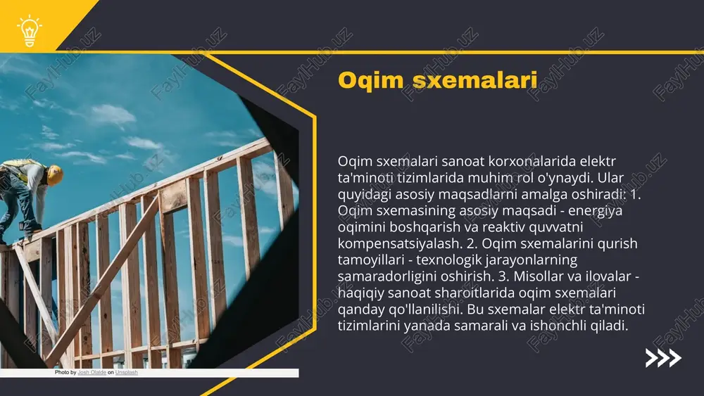 larida reaktiv quvvatni to'g'ri boshqarish energiya samaradorligini oshiradi. reaktiv quvvatni boshqarish sanoat korxonalarida energiya sifatini oshirish va tarmoqning barqarorligini ta'minlashda yordam beradi. bu, ayniqsa, mahistral sxemalar bilan bog'liq masalalarda muhimdir. mahistral sxemalar va reaktiv quvvat - mahistral sxemalarining reaktiv quvvat bilan aloqasi muhim ahamiyatga ega. ular energiya tizimlarining samaradorligini oshirishda yordam beradi. - reaktiv quvvatni boshqarish sxemalari energiya ta'minoti tizimida samarali ishlashni ta'minlaydi. - oqim va kuchlanishlar o'rtasidagi bog'lanish reaktiv quvvatni boshqarishda asosiy rol o'ynaydi. oqim va kuchlanishlar o'rtasidagi moslik energiya samaradorligini oshiradi. - misollar: 1. mahistral sxema asosida reaktiv quvvatni boshqarish misoli. 2. grafiklar orqali reaktiv quvvatning ta'siri ko'rsatiladi. - bular energiya ta'minoti samaradorligini oshirishga xizmat qiladi. photo by max larochelle on unsplash reaktiv quvvatni hisoblashda quyidagi parametrlar muhim: aktiv quvvat (p), apparatning to'liq quvvati (s), va reaktiv quvvat (q). natijalarni tahlil qilish energiya tizimlarining samaradorligini oshirishga yordam beradi. reaktiv quvvatni hisoblash usullari energiya ta'minoti tizimlarida muhim ahamiyatga ega. …