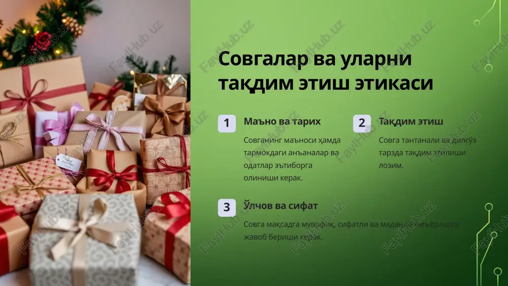 vizit kartochkalar, sovgalar va ularni takdim etish etikasi - Page 4