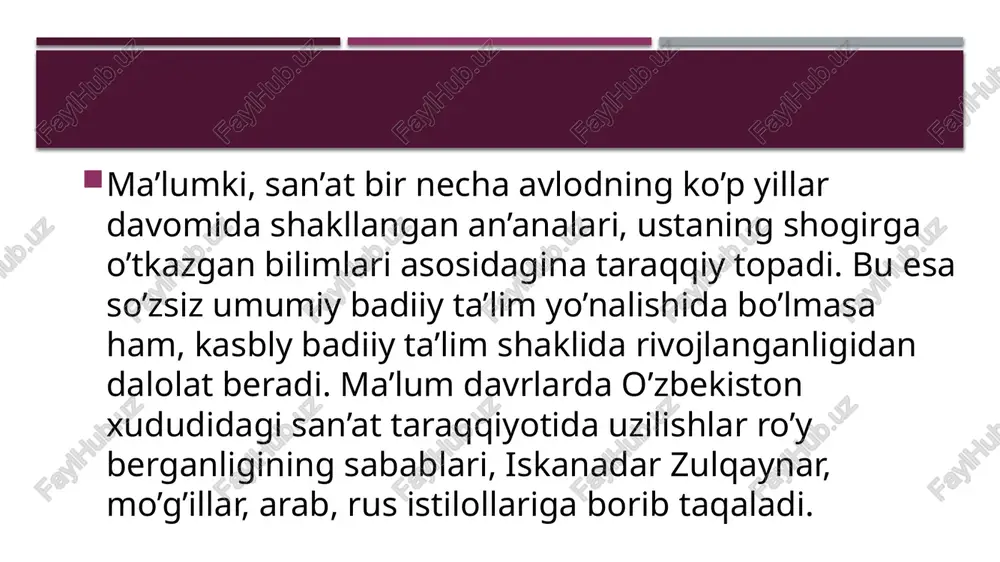o’rta osiyo va o’zbekistondatasviriysan’atni o’qitilishi - Page 4