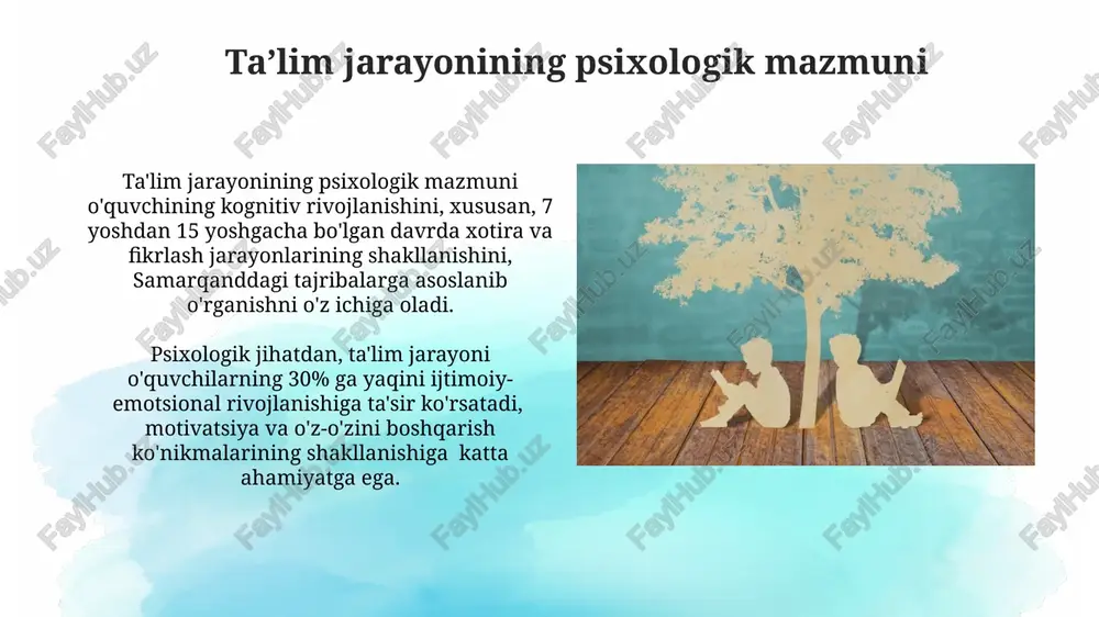 ta'lim jarayonining psixologik mazmuni - Page 4