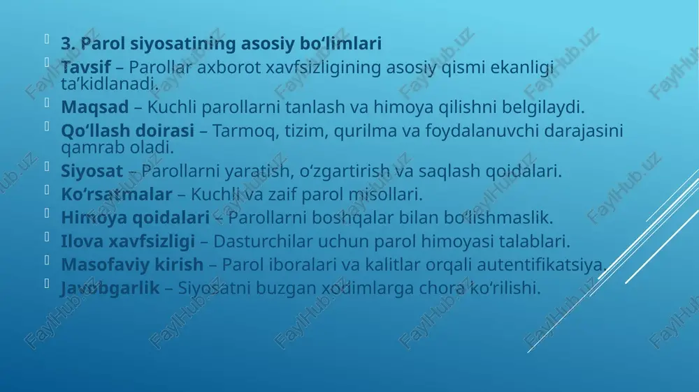 foydalanuvchi parollarni boshqarish vositalaridan foydalanishi - Page 4