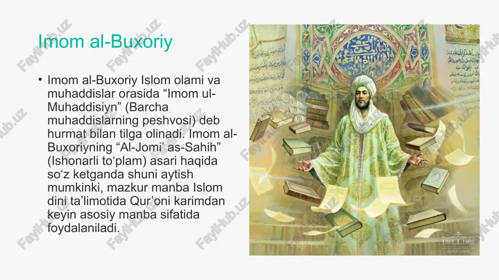 hadis ilmining shakllanishi va imom buxoriyning jahonshumul xizmati - Page 4