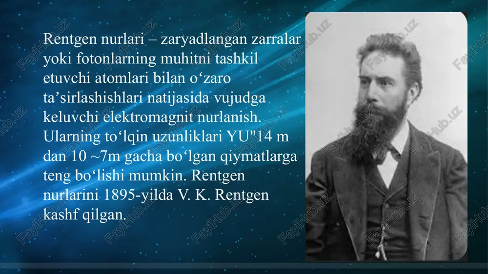 rentgen nurlari oʻrganish tarixi - Page 4