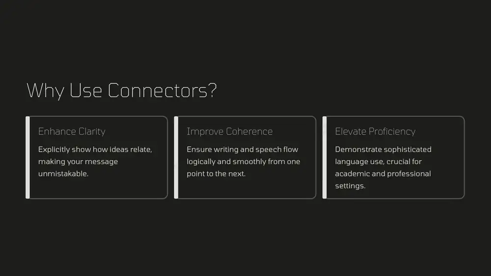 mastering language connectors: linking ideas with clarity and style - Page 4