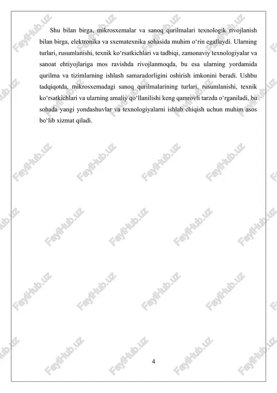 malarining yordamida, tizimlarning ish faoliyatini nazorat qilish, raqamli signallarni hisobga olish va boshqarish funksiyalari bajariladi. hozirgi kunda sanoq qurilmalari texnologiyasi intellektual tizimlar va iot (internet of things) imkoniyatlari bilan uzviy bog‘liq bo‘lib, ular yordamida yangi avlod sanoq qurilmalari ishlab chiqilmoqda. bu jarayonda, mikrochiplar va raqamli qurilmalar dizayni, yuqori samaradorlik va energiya tejamkorligini ta’minlovchi texnologiyalar asosiy o‘rin tutadi. shuningdek, yangi texnologiyalar yordamida, sanoq qurilmalarining ishlash tezligi va aniqligi oshirilmoqda, bu esa, ularning amaliyotdagi roli va imkoniyatlarini kengaytiradi. xulosa qilib aytganda, sanoq qurilmalari turlarining asosiy tushunchalari va ularning texnik xususiyatlari elektronika va sxematexnika sohasida muhim o‘rin tutadi. ularning ishlab chiqilishi va rivojlanishi, zamonaviy texnologiyalar, ehtiyojlar va sanoat talablariga mos ravishda davom etmoqda. bu esa, raqamli tizimlar va qurilmalar samaradorligini oshirishga, ularning ishlash imkoniyatlarini kengaytirishga xizmat qilmoqda. ii. texnik koʻrsatkichlar va ularning amaliy ahamiyati texnik koʻrsatkichlar sanoq qurilmalari samaradorligi va moslashuvchanligini belgilovchi muhim omillardardan biridir. ular qurilmaning ishlash sifatini, ishonchliligini va energiya sarfini …