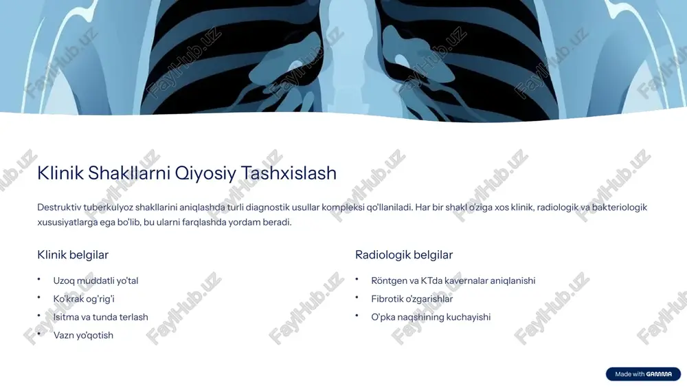 o'pka tuberkulyozining destruktiv shakllari - Page 4