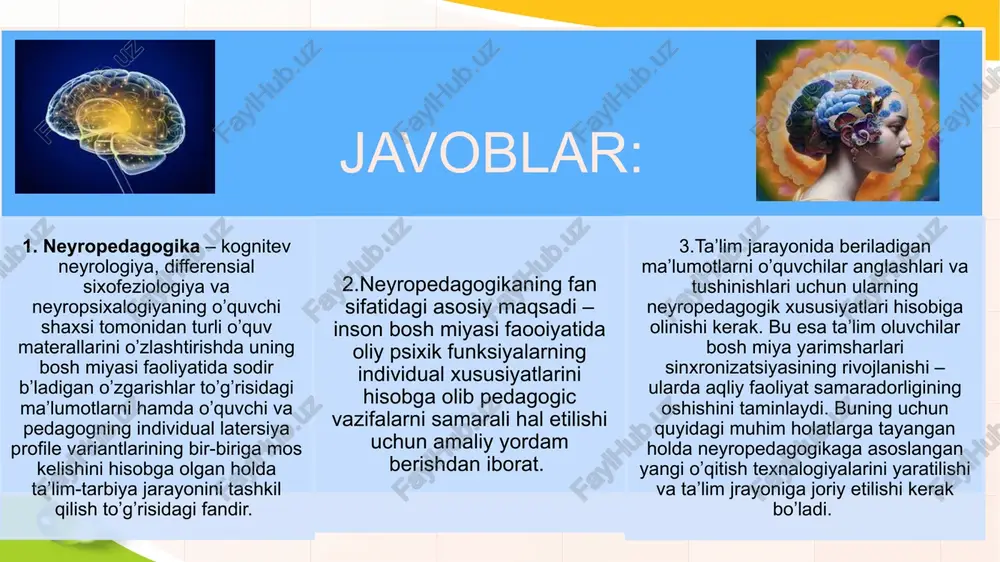 neyropedagogika–kognitevneyrologiya,differensialsixofeziologiyavaneyropsixalogiya - Page 4