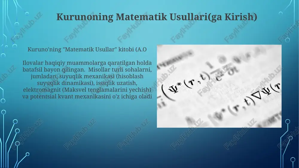 mâtemâtik usullar a.o.kuruno yormatovna - Page 4