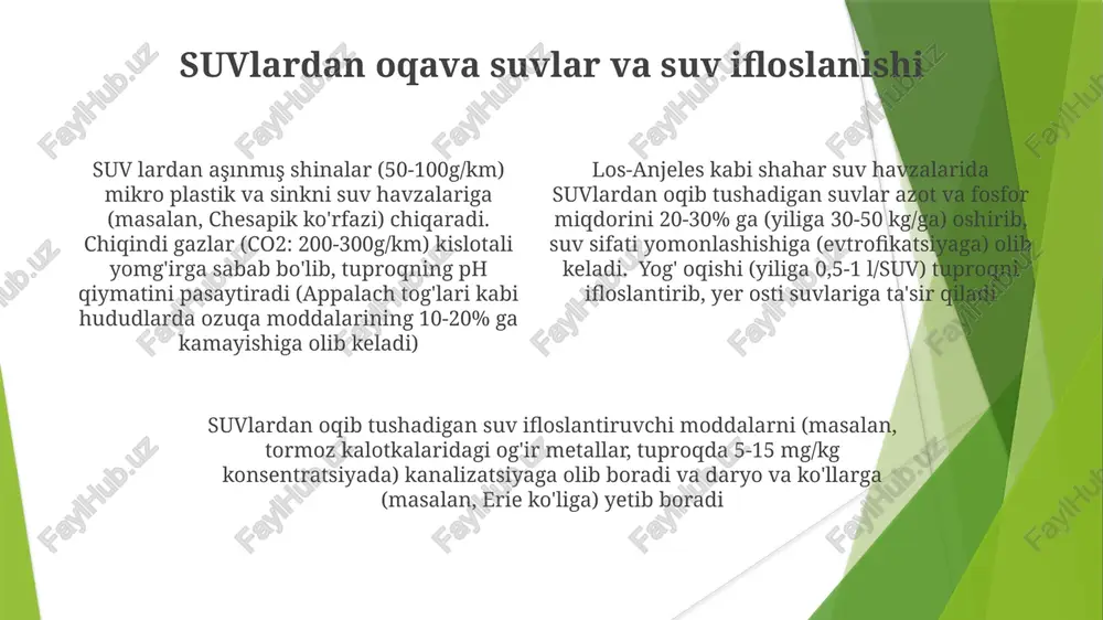 suv shinalarining eskirishi va tuproq ifloslanishi - Page 4