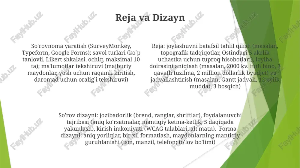 shaklingiz yoki so'rovingizni rejalashtirish - Page 4