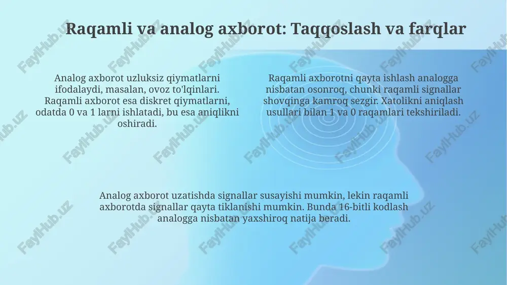 axborotlarni qayta ishlash texnologiyalari - Page 4