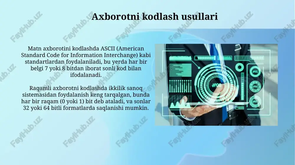 axborotni kodlash usullari - Page 4