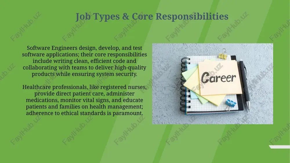 career responsibility presentation - Page 4