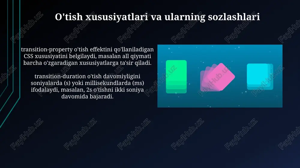 css animatsiyalar va tranzaksiyalar - Page 4