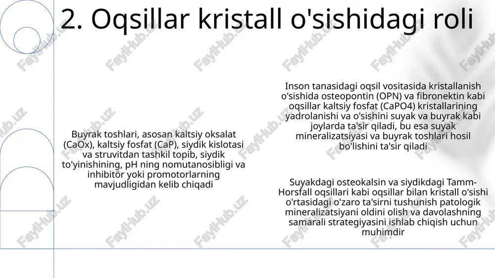 organizmda tosh hosil boʻlishining kimyoviy asoslari - Page 4