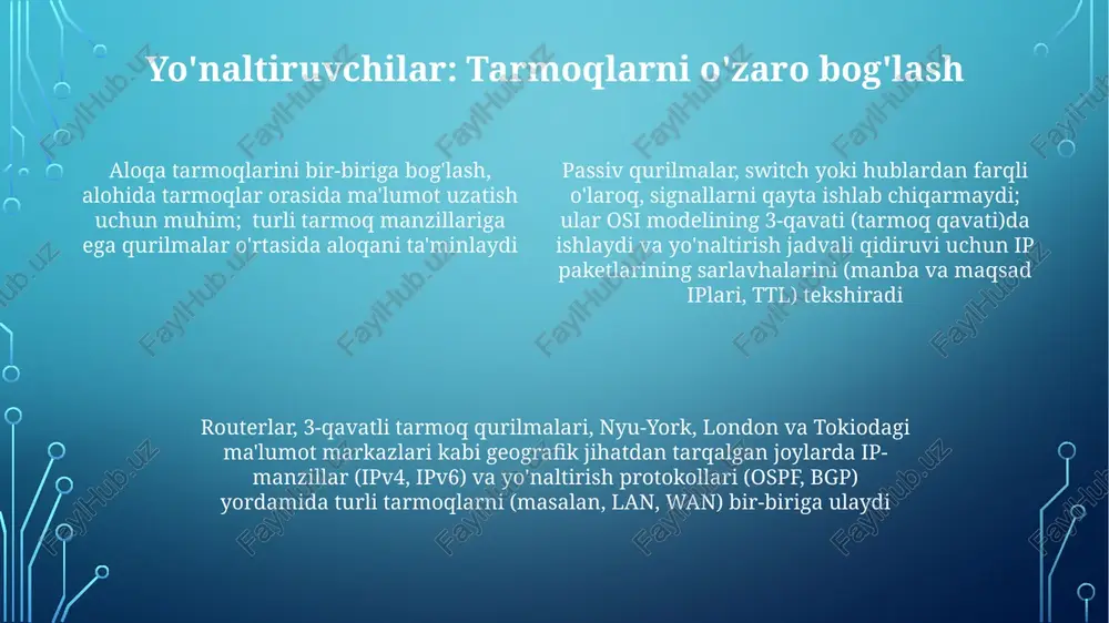 tarmoqni passiv qurilmalari - Page 4