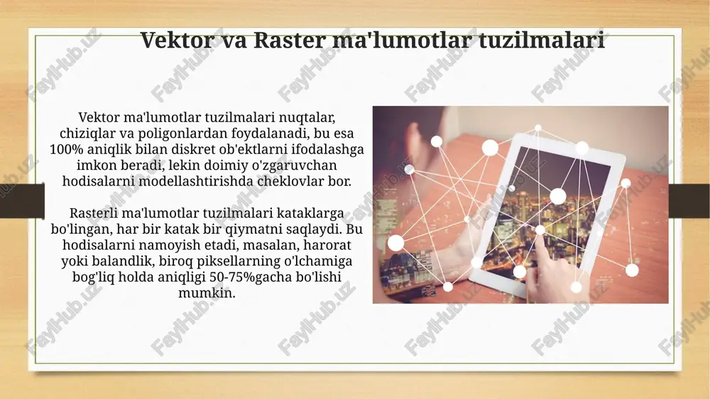 gisda ma'lumotlar tuzilmalari va modellari - Page 4