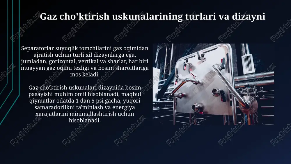 gazlarni cho'ktirish va sentrafugalash qurilmalari konstruksiyalari - Page 4
